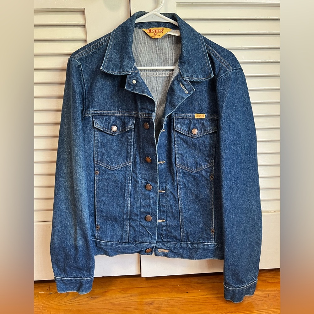 Rustler 90’s vintage western denim jacket size m